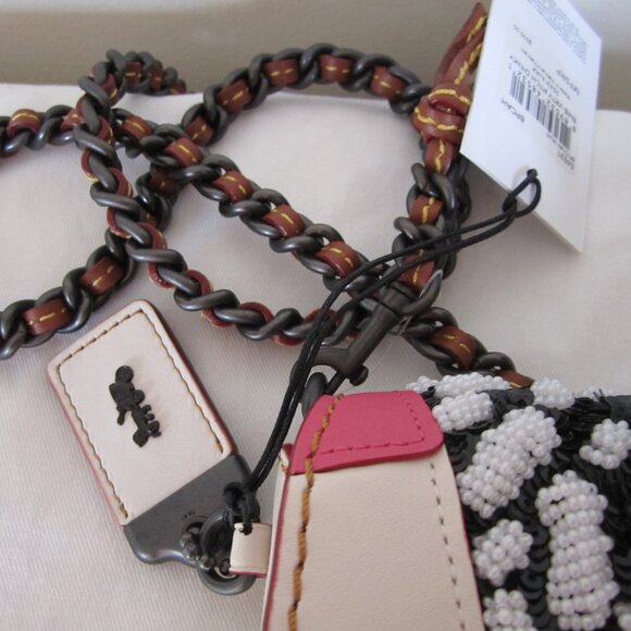 COACH 1941 Varsity Patchwork DINKY crossbody clutch LIMITED edition NWT 54531 LE - Picture 10 of 16